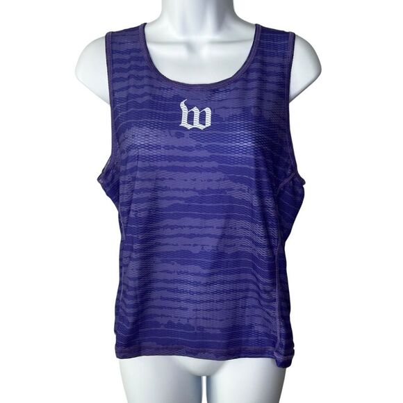 Wattie Ink Tops - Wattie Ink Women’s XL Triathlon Purple Tri Tank